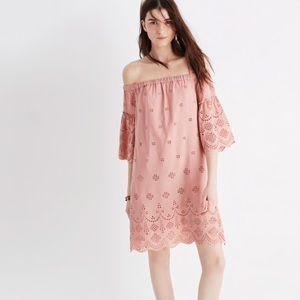 Madewell off the shoulders dress